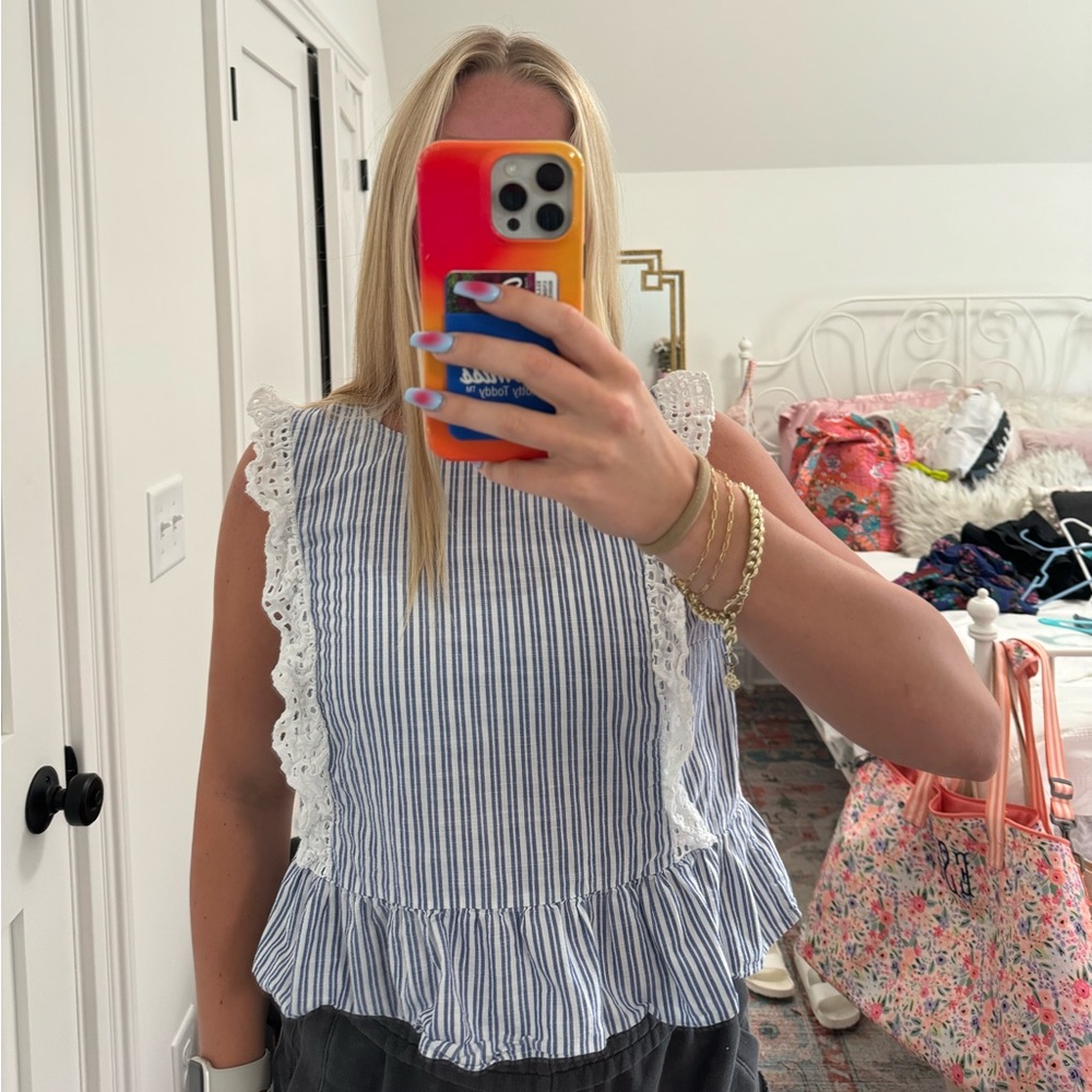 LILY PULITZER ruffle top